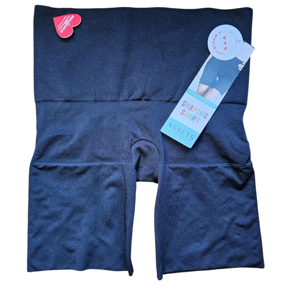 Assets By Spanx Black Shaping Short XL